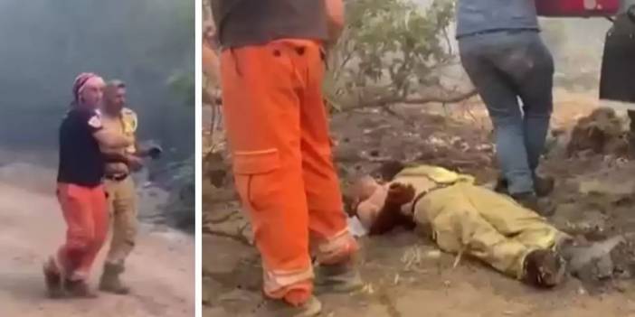 Eskişehir'deki yangında yaralanan personelin görüntüleri ortaya çıktı: Yanıyorum, kurtarın beni