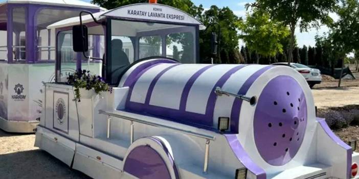 İlk kez bir ilçe belediyesi yerli tren üretti! Lavanta tarlaları arasında unutulmaz yolculuk
