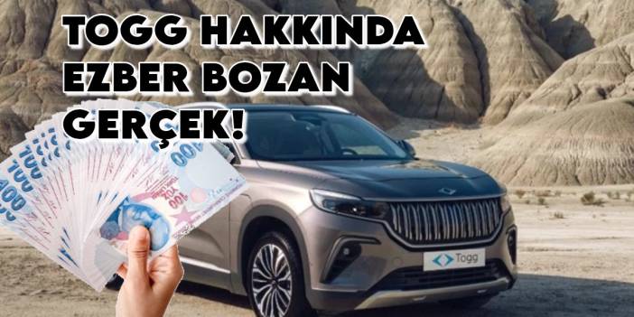 Togg hakkında ezber bozan gerçek! Togg ÖTV parasını geri alıyor