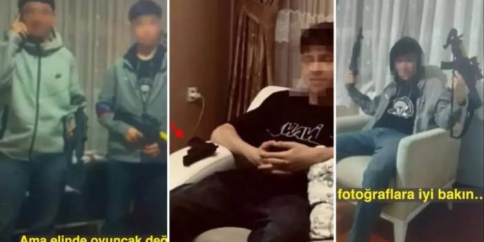 Minguzzi cinayetinden yargılanan çocukların yeni görüntüleri ortaya çıktı: Uzun namlulu silahlarla poz vermişler