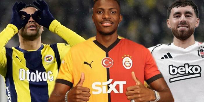Victor Osimhen'in transferiyle zirve değişti: İşte Süper Lig tarihinin en pahalı 10 transferi