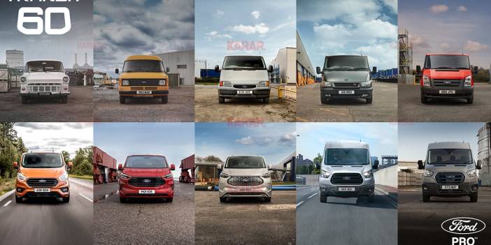 Ford Transit 60 yaşında: Her 2,5 dakikada bir üretilen efsaneden 13 milyonluk rekor!
