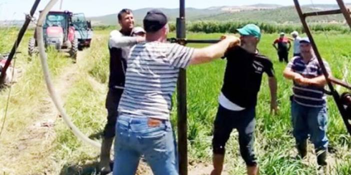 Holding için çiftçinin suyu kesildi
