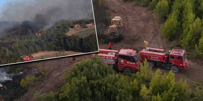 Osmaniye'deki yangından acı haber: Arazöz devrildi, 1 işçi şehit