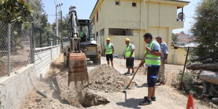 Fethiye Eldirek’de kesintisiz içme suyu için çalışmalar başladı