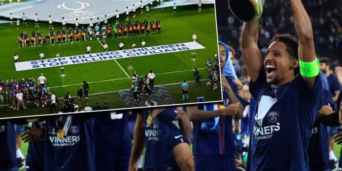 UEFA'dan Süper Kupa maçında İsrail-Filistin çağrısı: 'Çocukları öldürmeyi bırakın'