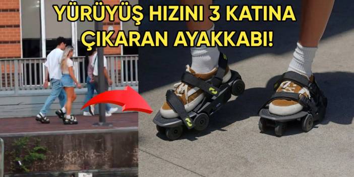 Sosyal medyayı sallayan ayakkabı! Yürüyüş hızını 3 katına çıkarıyor: Dolmuşları işsiz bırakacak icat