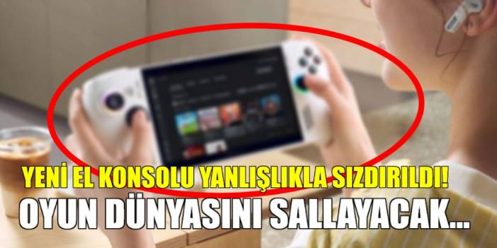 Oyun dünyasını sallayacak gelişme: Yeni el konsolu yanlışlıkla sızdı! Apar topar kaldırıldı