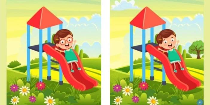 Sadece dahilerin 15 saniyede çözebildiği zeka testi: İki resim arasındaki 5 farkı bulabilir misiniz?