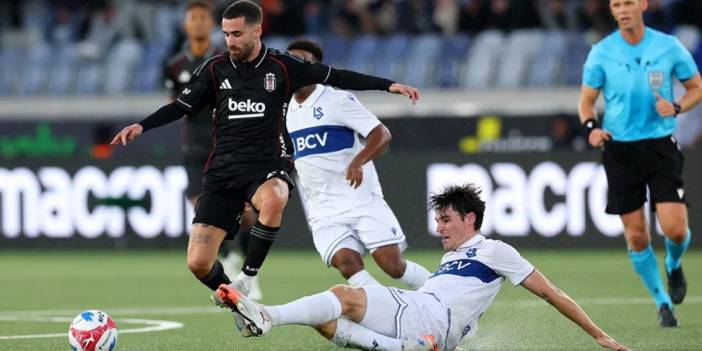 Kartal rövanşa bıraktı: Beşiktaş, deplasmanda Lausanne ile 1-1 berabere kaldı
