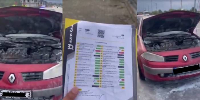 Ekspertiz yaptırıp aldığı araç 20 dakika sonra alev aldı! Sahibi şaşkına döndü