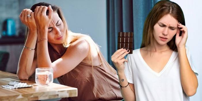 Migreni olanlar bu yiyeceklerden uzak durmalı! Ah o çikolata...