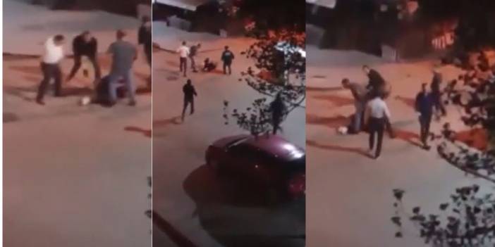 Sokak ortasında dehşet anları: Sopalarla, tekmelerle bayıltana kadar dövdüler