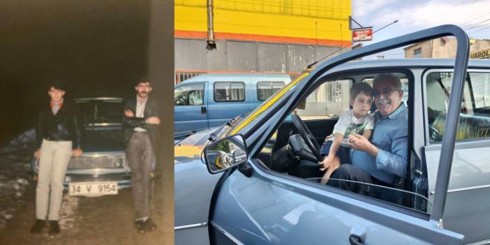 41 yıllık vefa hikayesi: İş kurmak için sattığı ilk otomobilini hurdalıkta bulup restore ettirdi