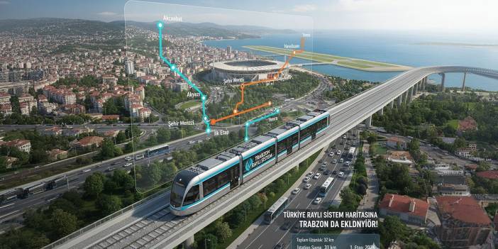 32 kilometre ve 31 istasyon! Trabzon için büyük adım
