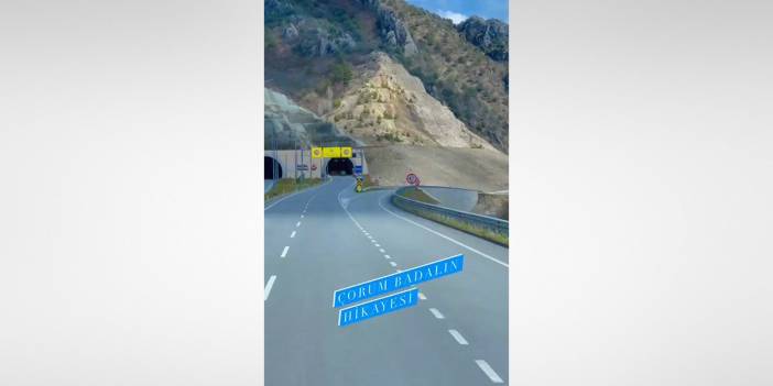 Türkiye'yi ikiye bölen tünel: Herkes Çorum'daki 21 saniyelik bu tüneli konuşuyor
