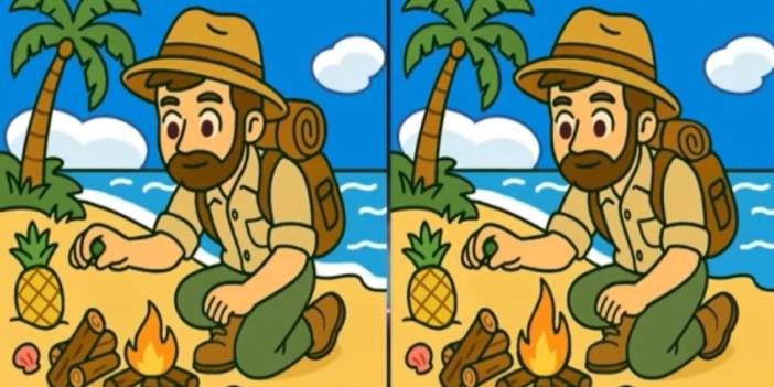 Yalnızca dahiler 12 saniyede görebiliyor: Bu iki resim arasındaki 3 farkı bulabilir misiniz?