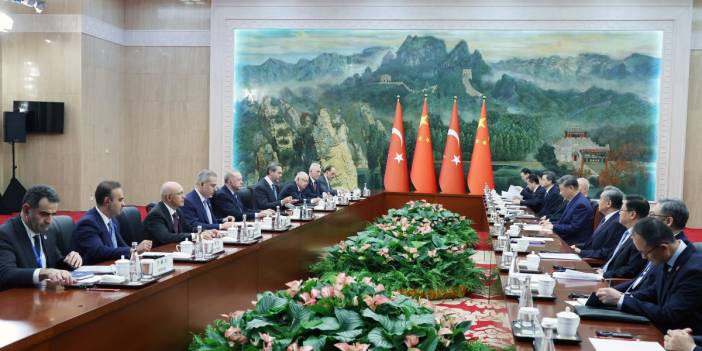 Erdoğan ve Şi Cinping, Tiencin’de görüştü