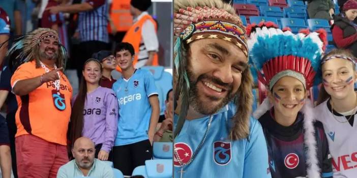 Doğasına hayran kalıp yerleştiler, fanatik taraftar oldular: Kızılderili ailenin Trabzonspor aşkı