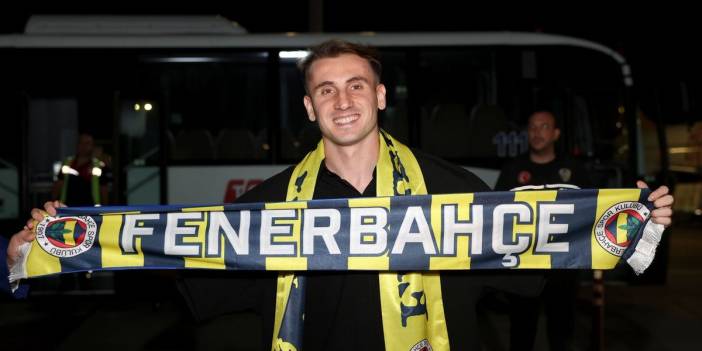 Fenerbahçe'nin yeni transferi Kerem Aktürkoğlu İstanbul'a geldi: Şampiyonluk için buradayım