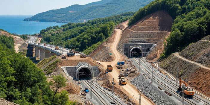 Batı Karadeniz'de demiryolu heyecanı! Dev projenin ilk adımı atıldı