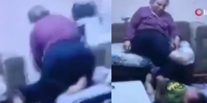 7 yaşındaki torununa yaptığı işkence kamerada: O babaanne gözaltına alındı