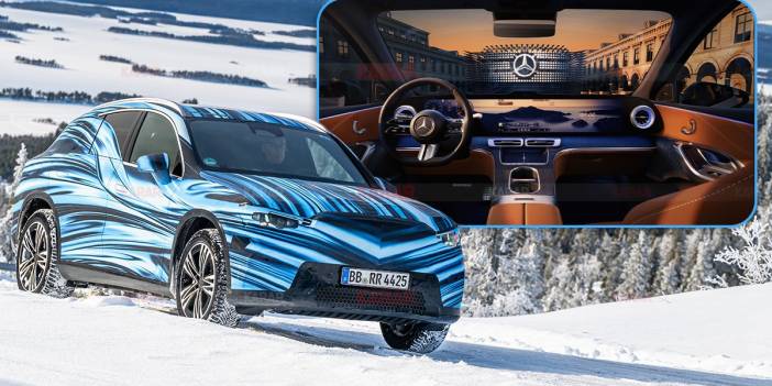 Yeni elektrikli Mercedes GLC'nin iç tasarımı böyle olacak