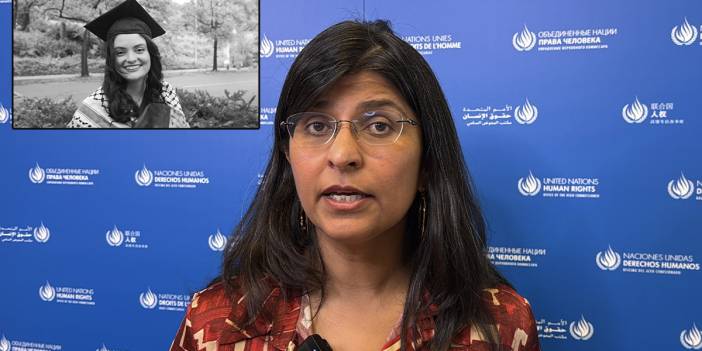 BM'den İsrail'e 'Ayşenur Ezgi Eygi' eleştirisi