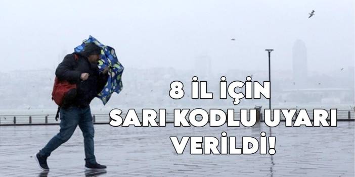 İçişleri Bakanlığı'ndan milyonlarca kişiyi ilgilendiren 'sarı kodlu' uyarı: Pazar günü 8 ilde kuvvetli afet bekleniyor!