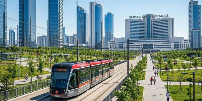 Samsun'da dev proje için geri sayım başladı! Şehir hastanesi tramvay hattı projesine 6,5 milyar TL'lik yatırım