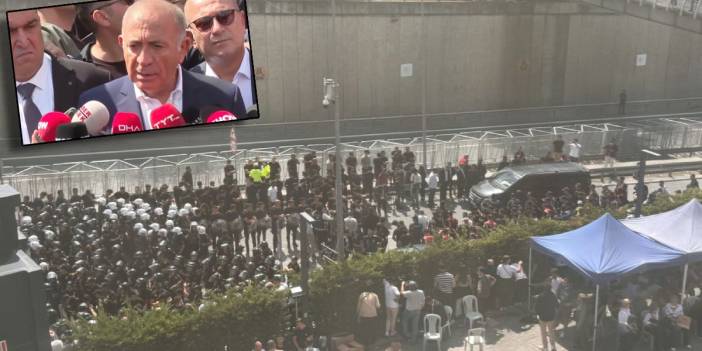 Kayyum Gürsel Tekin polis zoruyla il binasına girdi: Polisten gaz bombalarıyla CHP’lilere sert müdahale