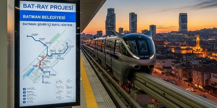 Batman'a 37,7 kilometrelik dev proje: Bat-Ray! 100 yıllık ulaşım vizyonu