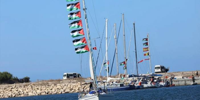 Sumud Filosu'ndaki 10 tekne daha Tunus'tan Gazze’ye doğru çıktı