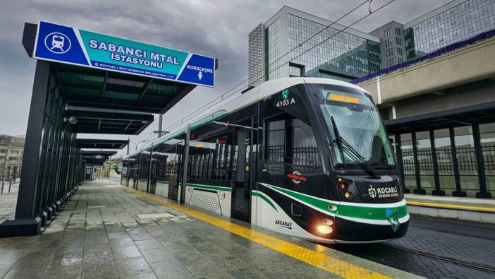 Kocaeli yeni tramvay hattının iki istasyonu açıldı: Hayırlı olsun!