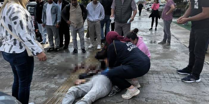 Yaya geçidinde dehşet! Kurallara uymadılar yaşlı kadını komalık ettiler