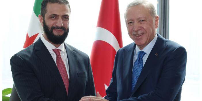 Cumhurbaşkanı Erdoğan ve Şara, New York'ta bir araya geldi
