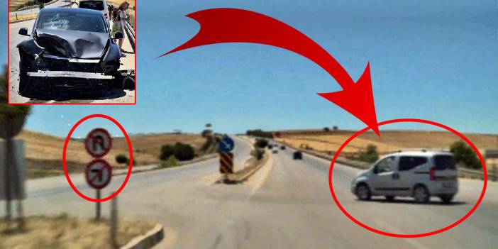 Hurdaya dönen Tesla Model Y'nin hava yastıkları açılmadı! İşte kaza anı...