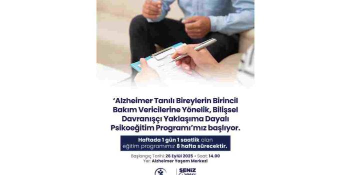 Alzheimer tanılı bireylerin yakınlarına özel psikoeğitim programı başlıyor