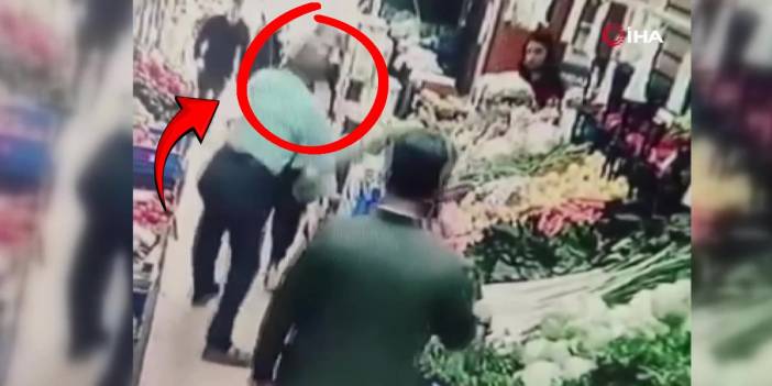 Markette köpek tartışması kanlı bitti! Kadına yumruk atan adam her yerde aranıyor
