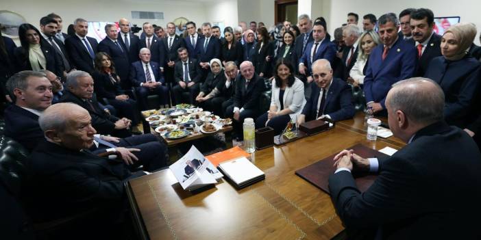 TBMM’de liderlerle mini zirve... Erdoğan: Samimi bir havada görüştük