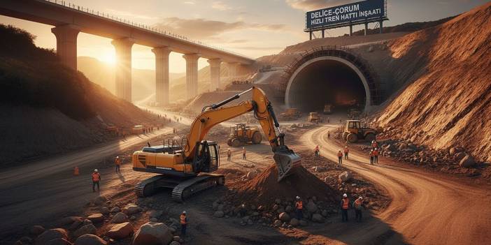 Ankara-Samsun hızlı demiryolunda yüzde 30 ilerleme! 2 bin 500 kişi 7/24 çalışıyor