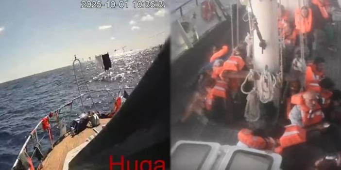 İsrail donanması Sumud Filosu'na müdahale ediyor! Tüm teknelerin sinyali kesildi