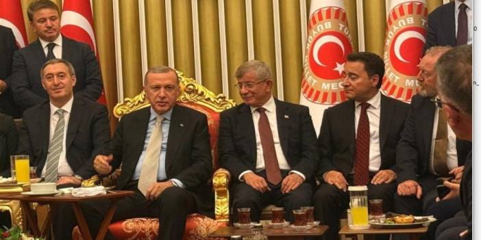 Erdoğan, Davutoğlu ve Babacan TBMM'de aynı karede