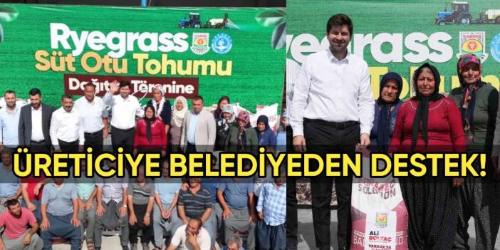 Üreticinin talebine yanıt gecikmedi! 109 aileye hibe destekli yem bitkisi tohumu dağıtıldı