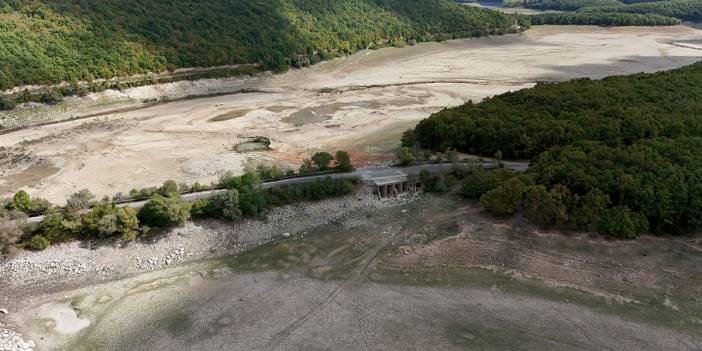 Kazandere Barajı neredeyse kurudu! İstanbul'un su ihtiyacı tehlikede