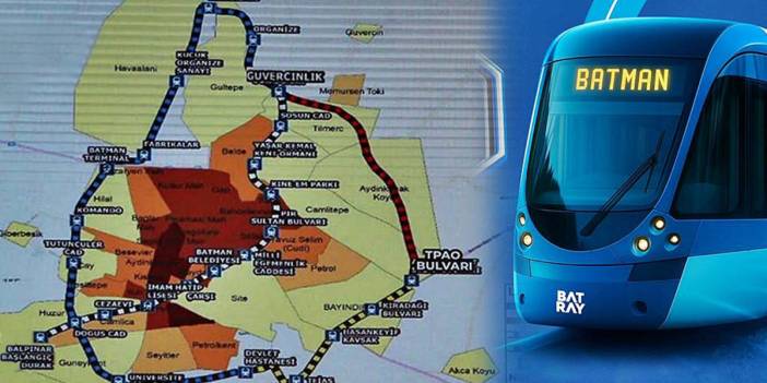Balpınar'dan havalimanına dev raylı sistem! İşte BAT-RAY güzergahı...