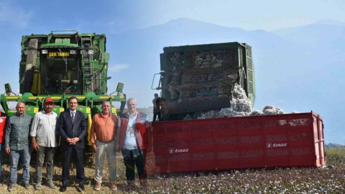 Beyaz altın olarak biliniyor! Tekstilin göz bebeği pamukta ilk hasat başladı