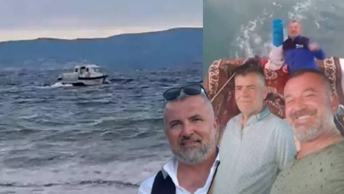 Denize açılan 4 kişiden sadece birisi geri dönebildi! Batan teknede 3 kişi yaşamını yitirdi: Geriye bu görüntüler kaldı
