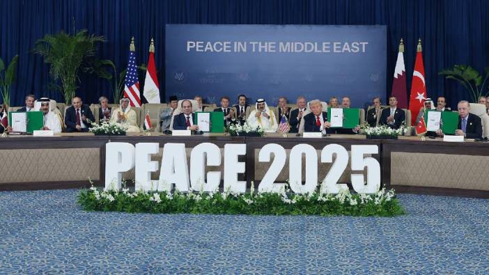 Mısır Şarm el-Şeyh Barış Zirvesi'nde tarihi imzalar atıldı! Trump: Gazze'de savaşı hep birlikte bitirdik