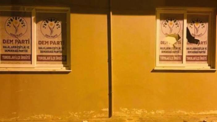DEM Parti ilçe binasına saldırı